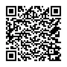 QR Code สำหรับหมายเลขโทรศัพท์ +14702001033