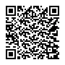 QR код за телефонен номер +14702001038