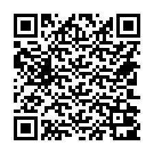 Código QR para número de teléfono +14702001046