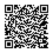 QR Code สำหรับหมายเลขโทรศัพท์ +14702001048