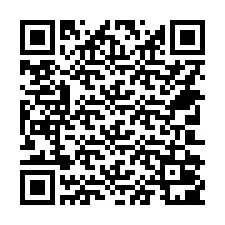 QR-koodi puhelinnumerolle +14702001050