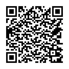 QR-koodi puhelinnumerolle +14702001063