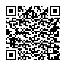 QR-koodi puhelinnumerolle +14702001066