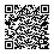 QR-koodi puhelinnumerolle +14702001068