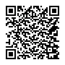 Kode QR untuk nomor Telepon +14702001075