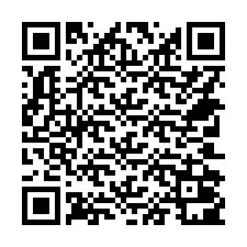 QR-код для номера телефона +14702001084