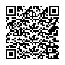 Código QR para número de teléfono +14702001085