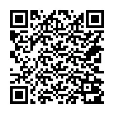 QR kód a telefonszámhoz +14702001095