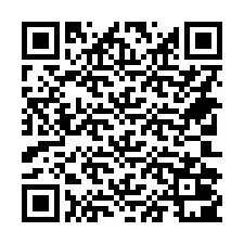 Código QR para número de telefone +14702001102