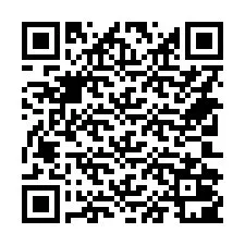 Código QR para número de teléfono +14702001106