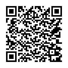 Codice QR per il numero di telefono +14702001109