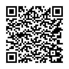 Codice QR per il numero di telefono +14702001114