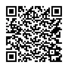 QR-code voor telefoonnummer +14702001122