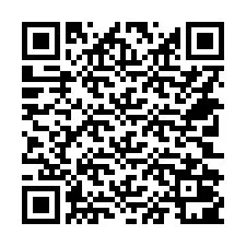 Código QR para número de teléfono +14702001124