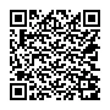 Codice QR per il numero di telefono +14702001128