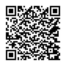 QR Code สำหรับหมายเลขโทรศัพท์ +14702001129