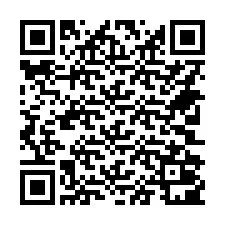 QR Code pour le numéro de téléphone +14702001132