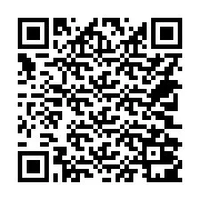 QR-code voor telefoonnummer +14702001139