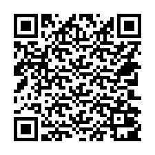 Código QR para número de teléfono +14702001148