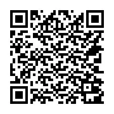 QR kód a telefonszámhoz +14702001190