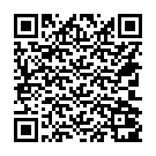 QR-код для номера телефона +14702001300