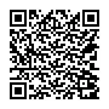 QR-Code für Telefonnummer +14702001310