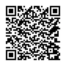 Kode QR untuk nomor Telepon +14702001311