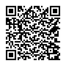 QR Code สำหรับหมายเลขโทรศัพท์ +14702001312