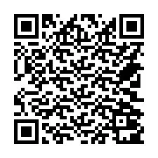 QR-koodi puhelinnumerolle +14702001333