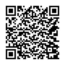 Código QR para número de teléfono +14702001335