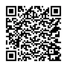 QR-koodi puhelinnumerolle +14702001380