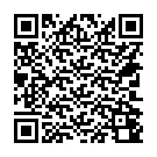 Código QR para número de telefone +14702040240