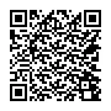 Código QR para número de telefone +14702040794