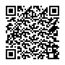 Código QR para número de telefone +14702040826