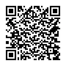 Kode QR untuk nomor Telepon +14702056072