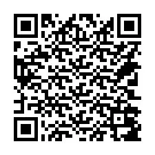 QR-koodi puhelinnumerolle +14702087861