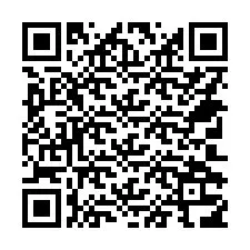 Código QR para número de teléfono +14702316310