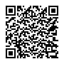 Código QR para número de teléfono +14702337608