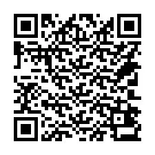 QR-code voor telefoonnummer +14702433011