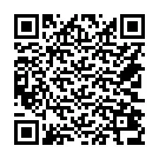 Codice QR per il numero di telefono +14702436133