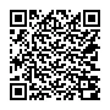 QR-code voor telefoonnummer +14703000434