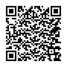 Kode QR untuk nomor Telepon +14703366476