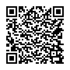 QR-koodi puhelinnumerolle +14704197226