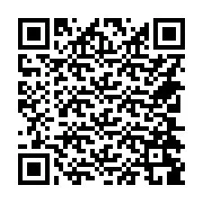 QR-koodi puhelinnumerolle +14704289966