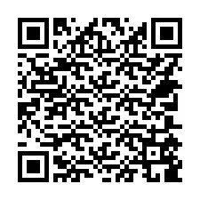 Kode QR untuk nomor Telepon +14705589018