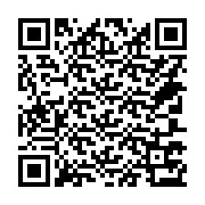 QR-koodi puhelinnumerolle +14707773001