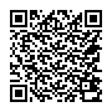 Codice QR per il numero di telefono +14752430174