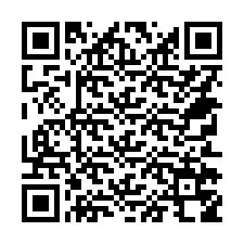 QR Code pour le numéro de téléphone +14752758440