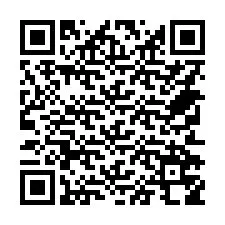 Kode QR untuk nomor Telepon +14752758613