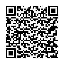 Código QR para número de telefone +14754227145